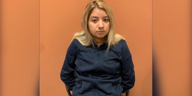 Senaida Soto, 20, is accused of breaking into her boyfriend's home and setting the house on fire.