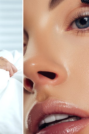 Getting GLAMMED UP to give birth?