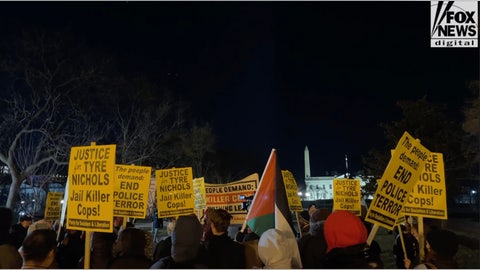 WATCH: Tyre Nichols protests erupt outside White House after Memphis bodycam video released