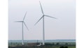 Land-based wind turbines are seen in Atlantic City, New Jersey, Thursday, July 20, 2023.