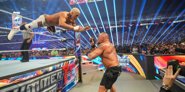 Cody Rhodes dives