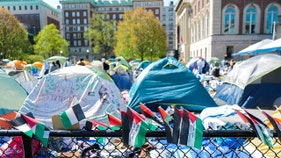 Camped out anti-Israel group issues defiant ultimatum to Columbia