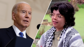 College student gives blunt remarks to media about her 2020 vote for Biden