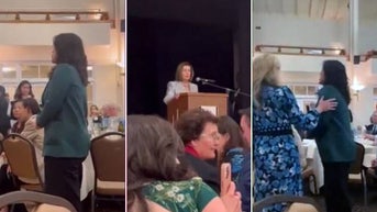 Nancy Pelosi interrupted by anti-Israel rant at Harvard Club event