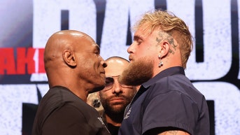 Mike Tyson, Jake Paul on opposite ends of physicality 2 months ahead of fight