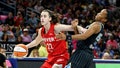 Caitlin Clark drives to the basket against Chicago Sky guard Lindsay Allen during the first half at Wintrust Arena. Mandatory Credit: Kamil Krzaczynski-USA TODAY Sports - Fox News