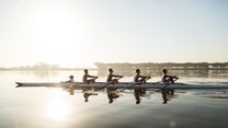 Insane video shows a boys rowing team being shot at during race in California