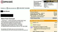 Comcast uses expletive on customer’s bill