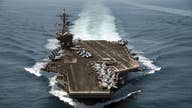 U.S. aircraft carrier arrives off coast of Yemen