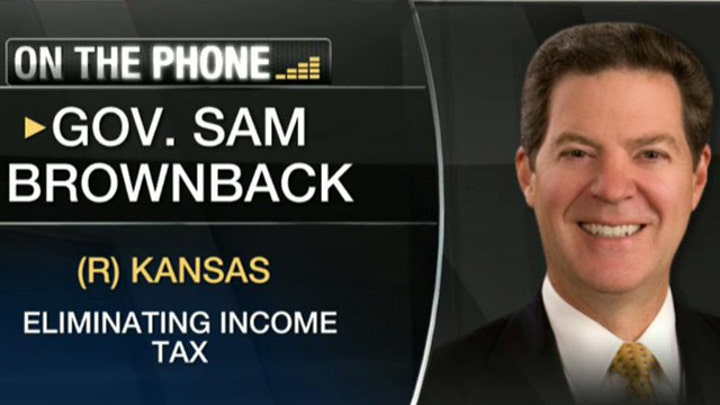 Kansas Governor Looks to Phase Out Income Tax