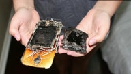 Girl’s cell phone burnt to a crisp