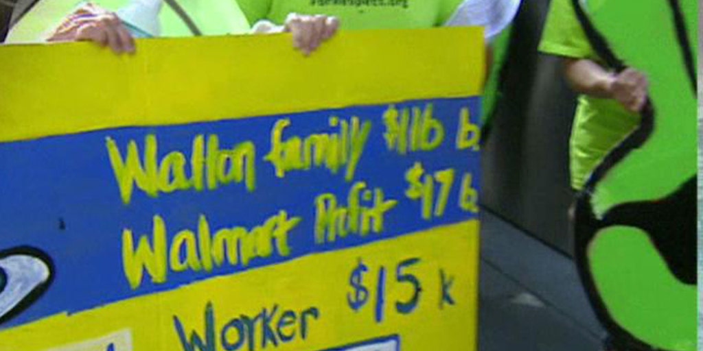 WalMart Strike Today Fox Business Video