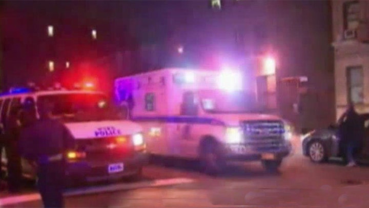 Manhunt underway after two NYPD officers shot