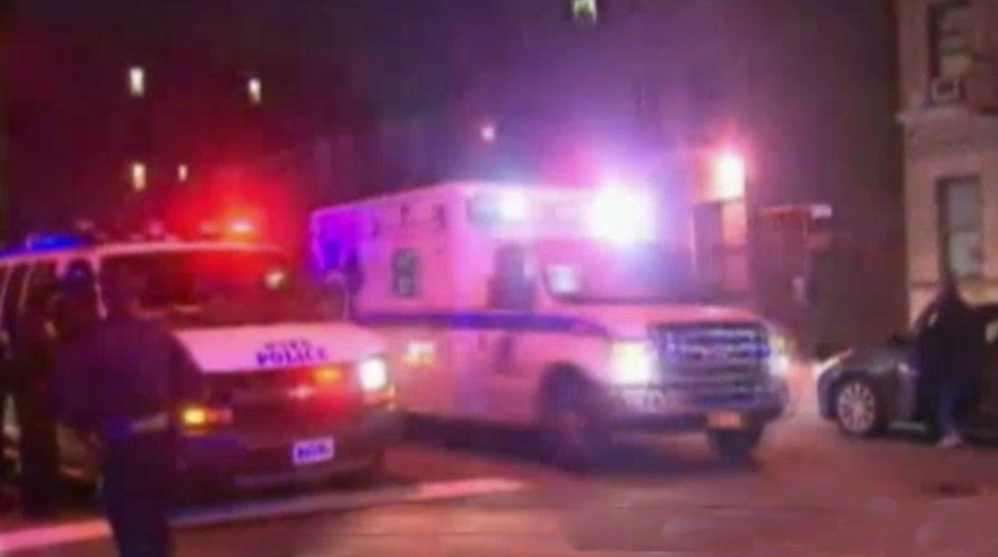 Manhunt underway after two NYPD officers shot