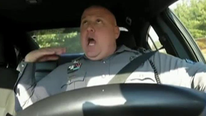 Taylor Swift lip-syncing cop reacts to becoming a viral hit