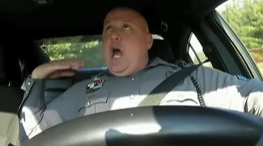 Taylor Swift lip-syncing cop reacts to becoming a viral hit