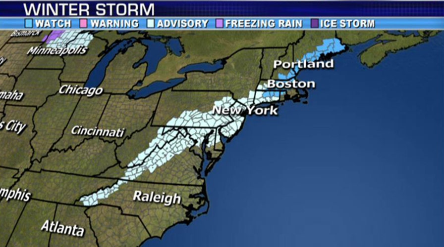 National forecast for Friday, January 23