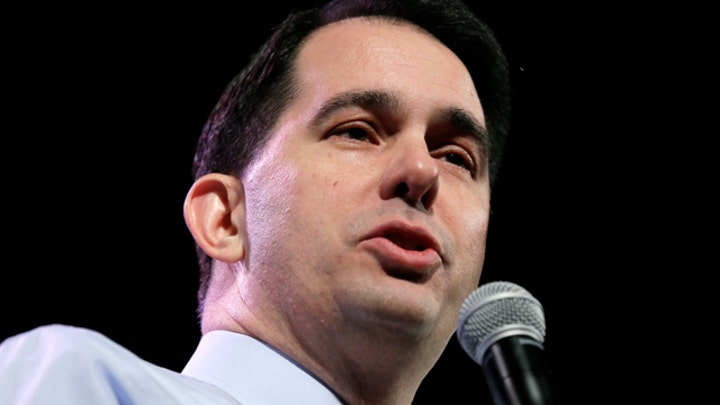 Fiery Walker speech fuels 2016 talk in Iowa