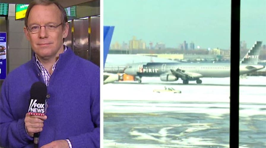 Air travel gets snowed under