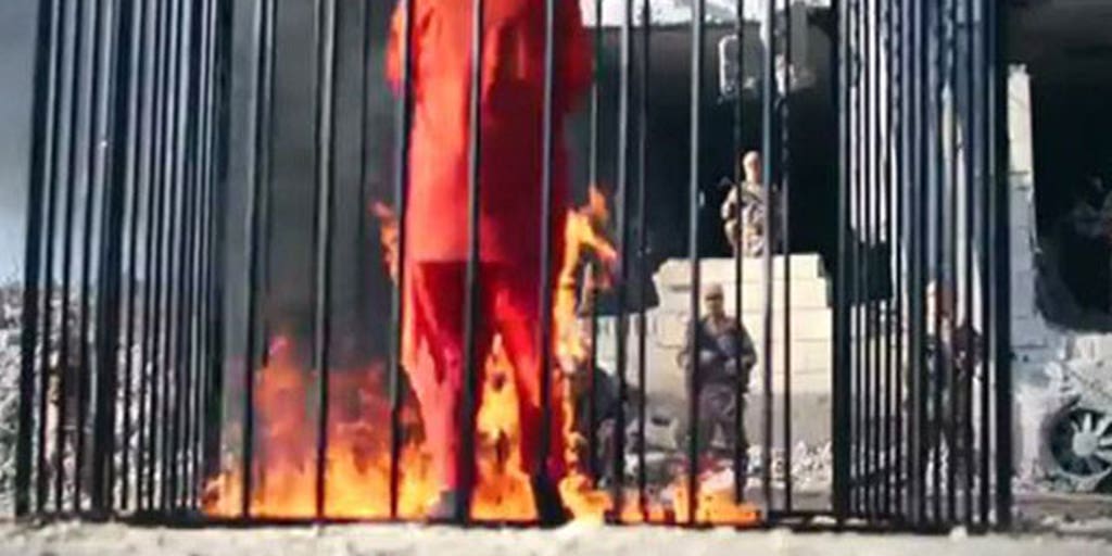 WARNING, EXTREMELY GRAPHIC VIDEO: ISIS burns hostage alive | Fox News Video
