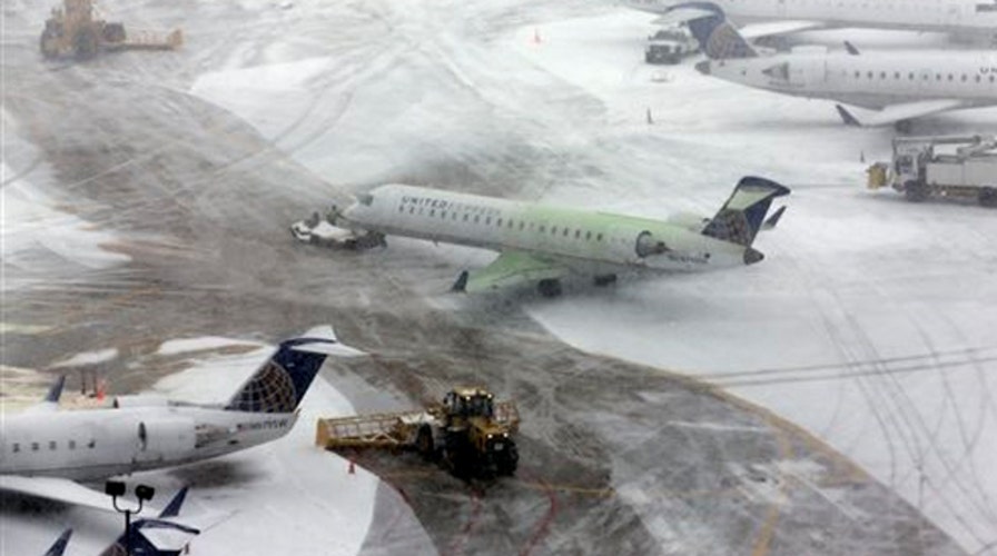 Flash freeze creates travel nightmare in Northeast