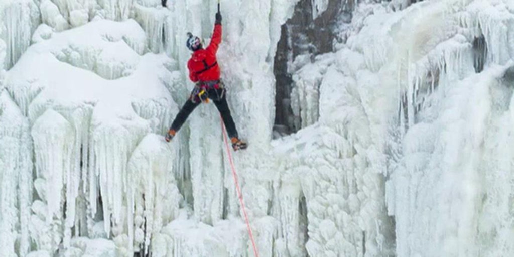 ice climber falls