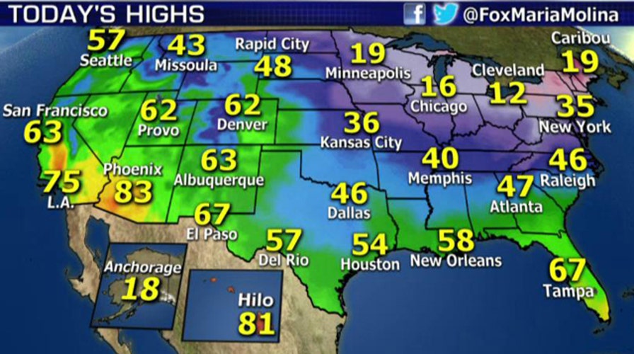 National forecast for Thursday, February 5