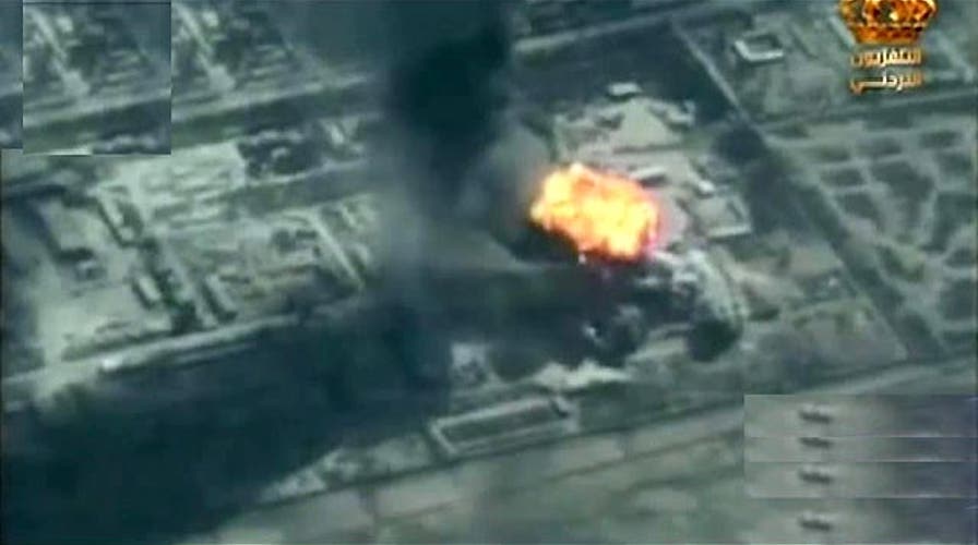 Jordan's military pounds ISIS targets