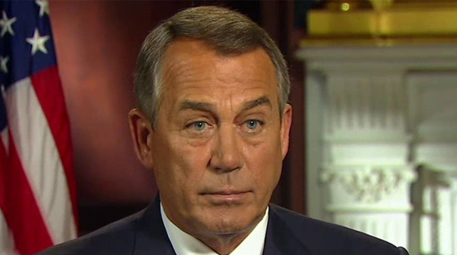 Rep. Boehner on impasse over Homeland Security funding