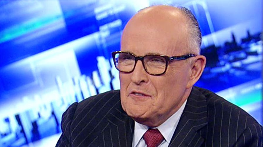 Rudy Giuliani reacts to the backlash over his Obama remark