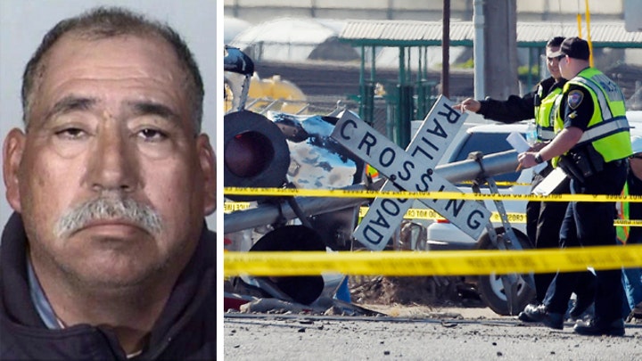 Pickup truck driver involved in CA train crash arrested