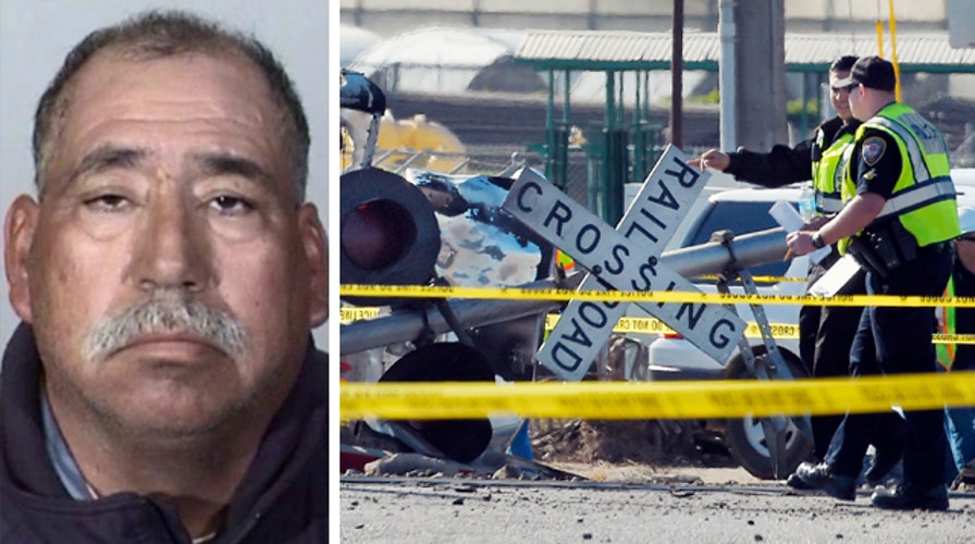Pickup truck driver involved in CA train crash arrested