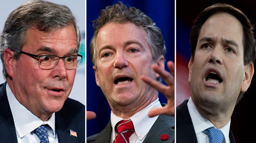 Marco Rubio, Rand Paul and Jeb Bush speak at CPAC