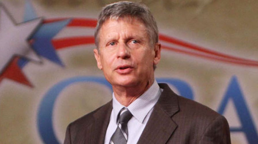 Alan Colmes and Gov. Gary Johnson 
