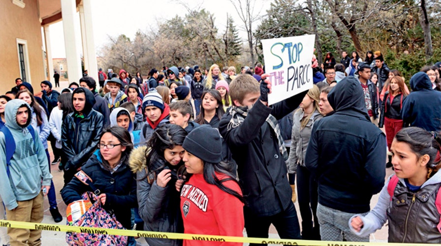 Frustrated students walk out on Common Core testing