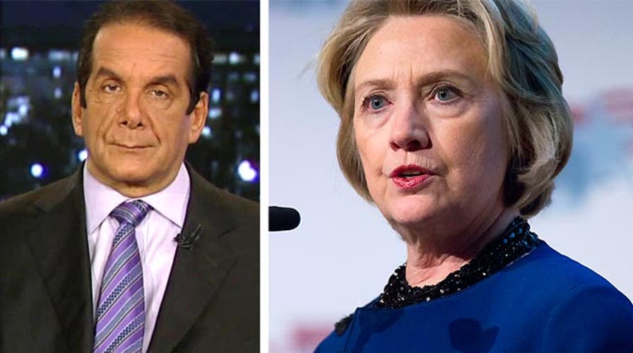 Krauthammer on Clinton emails: She can never clear the air