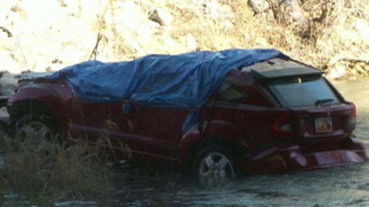 Baby rescued from overturned car that fell into Utah River
