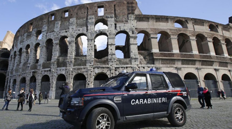 Americans caught carving initials into Roman Colosseum