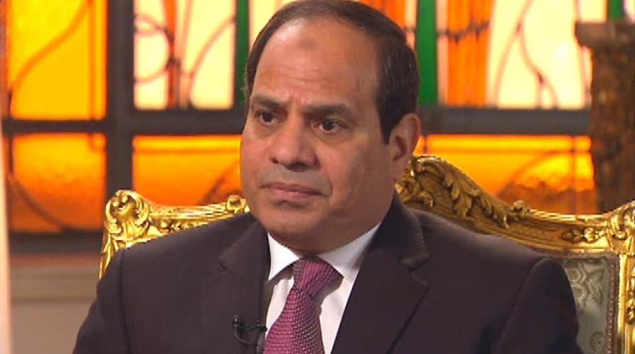 Egyptian president on fight against terror 