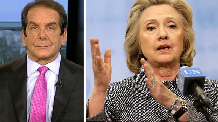 Krauthammer: Hillary 'acted to destroy the files'