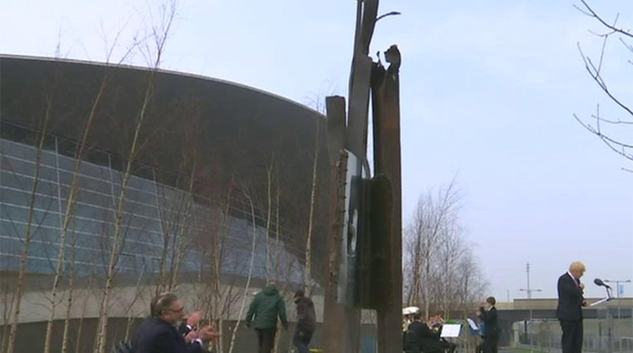 Sculpture honoring 9/11 victims unveiled in London