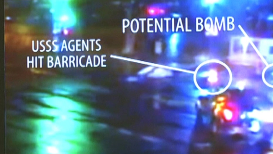 Video of allegedly 'botched response' to WH bomb threat