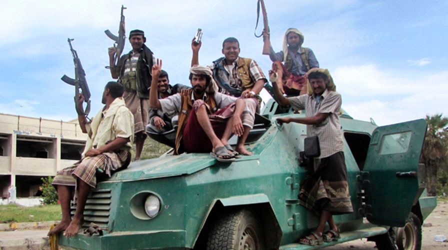 Yemen's president flees country as rebels advance