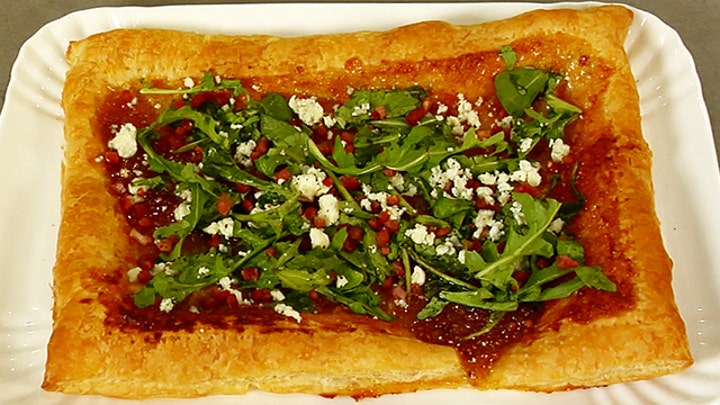 Kelsey Nixon's Fig Tart With Bacon and Blue Cheese
