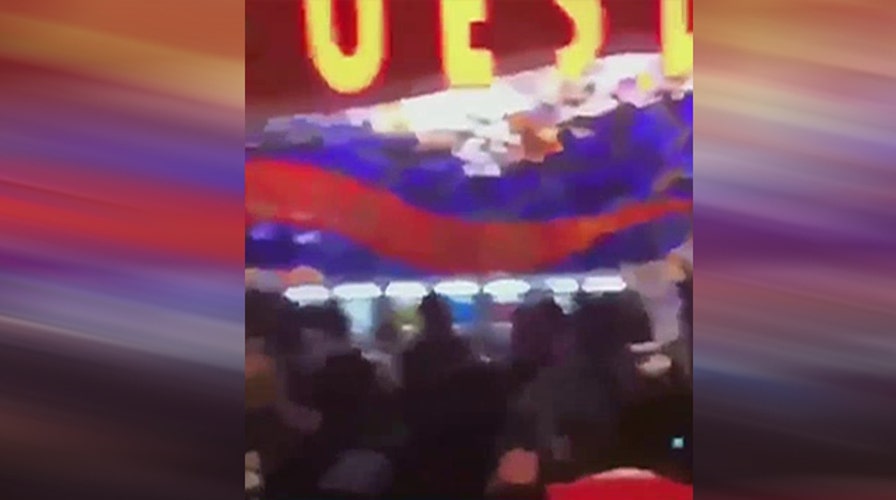 Massive brawl in New York casino 