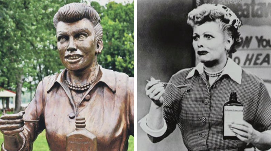 Lucille Ball statue terrifies locals in her hometown