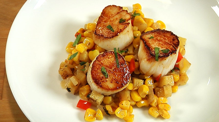Keith Schroeder's Butter-Seared Sea Scallops