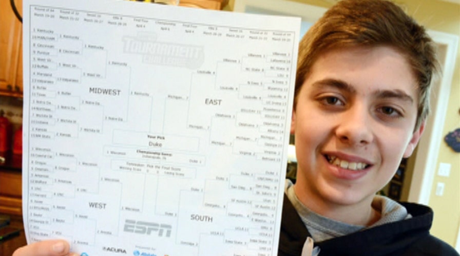 12-year-old denied $20,000 bracket prize