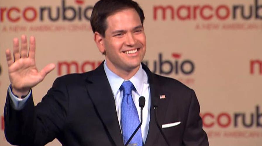 Reaction to Rubio throwing hat in 2016 ring