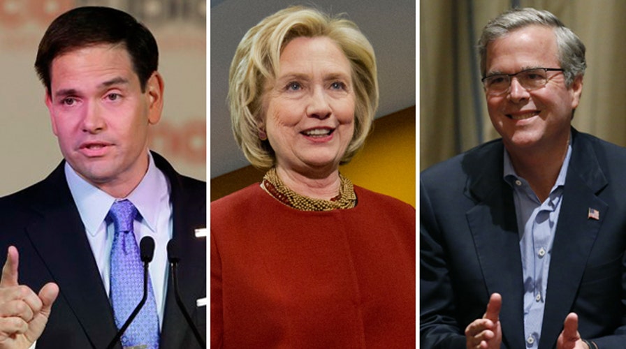 Rubio running against Clinton, Bush?